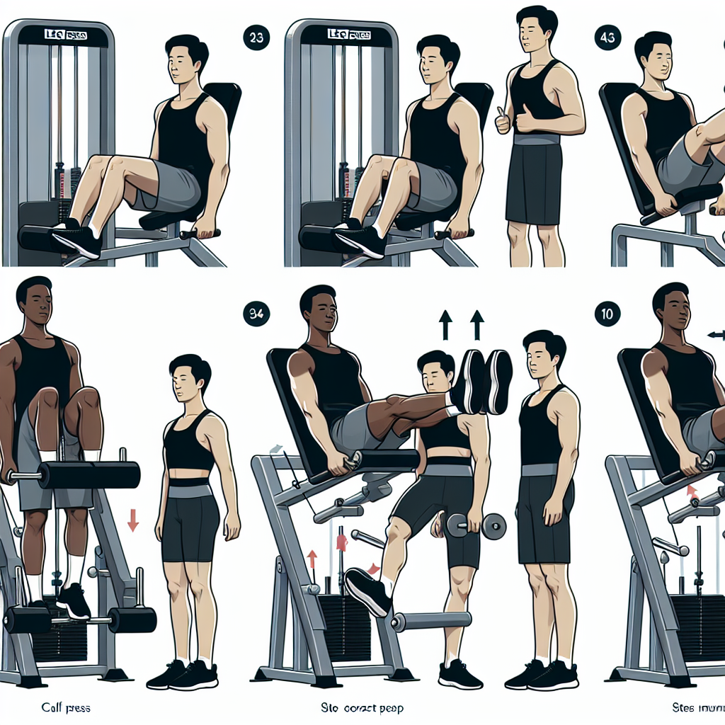 Gemelos en Prensa (Calf Press On Leg Press Machine): instructivo paso a paso para realizarlo de forma correcta)